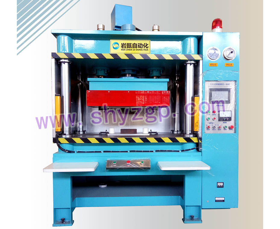 Cut one sun visor welding machine